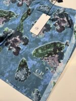 C.P. Company flatt Nylon flower print shorts in surf blue -   Size 48 / Medium / w32” - Image 4