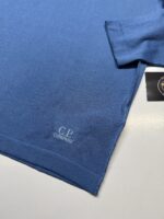 CP company cotton crepe crew knit in Blue   - Size 50 / Large / p2p  23” - Image 2