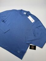 CP company cotton crepe crew knit in Blue   - Size 50 / Large / p2p  23” - Image 3