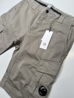 SS25 CP Company Stretch Sateen Cargo Shorts in Stone -Size 54 / XXL / w38” - Image 3