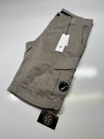 SS25 CP Company Stretch Sateen Cargo Shorts in Stone -Size 54 / XXL / w38” - Image 4