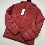 CP COMPANY 014A C.P. Shell-R Mixed Goggle Jacket in scooter red.