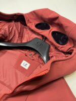 CP COMPANY 014A C.P. Shell-R Mixed Goggle Jacket in scooter red. - Image 4