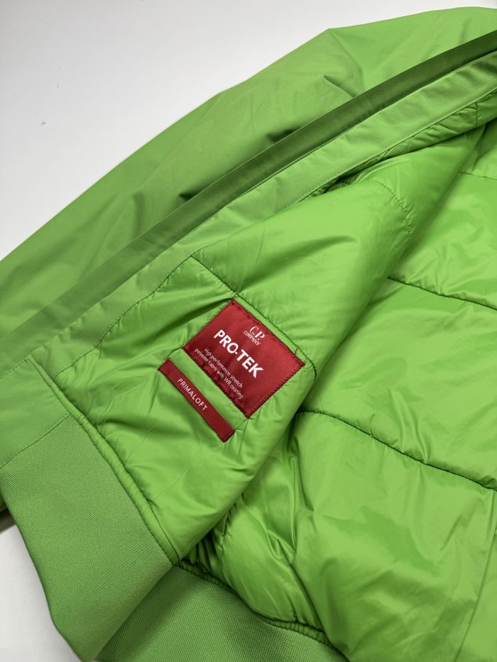 C.P. COMPANY 173A Pro-Tek Hooded Primaloft Padded Jacket in classic green. - Image 5