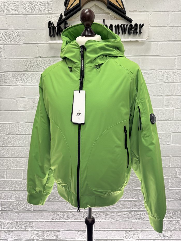 C.P. COMPANY 173A Pro-Tek Hooded Primaloft Padded Jacket in classic green. - Image 7
