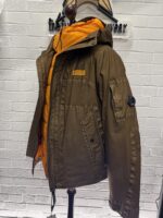 CP Company 104A Goretex Infinium Mixed Hooded 2 in 1 Jacket - brown/orange - Image 9