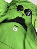CP Company  002A C.P. Shell-R Goggle Jacket in Classic Green - Image 4
