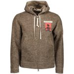 C.P. COMPANY Program_3 Felt Hooded Zipped Overshirt in Iron - Image 4