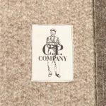 C.P. COMPANY Program_3 Felt Hooded Zipped Overshirt in Iron - Image 3