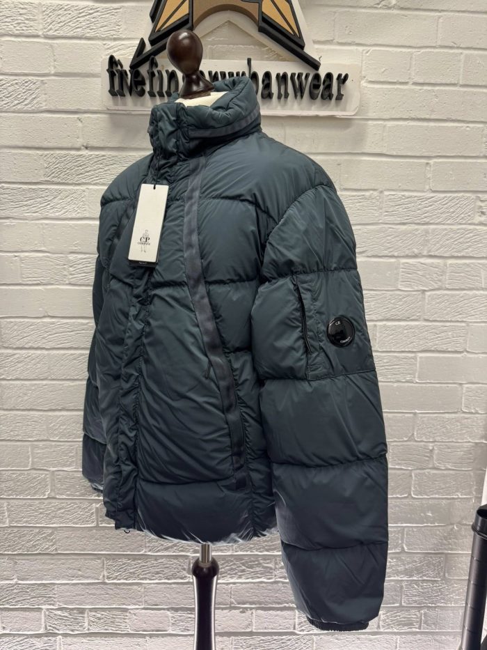 C.P. COMPANY 254A Nycra-R Down Jacket in petrol - Image 6
