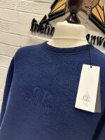 CP COMPANY 291A CREW NECK SWEATSHIRT IN POLAR FLEECE - BLUE / 887 - Image 3