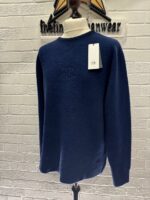 CP COMPANY 291A CREW NECK SWEATSHIRT IN POLAR FLEECE - BLUE / 887 - Image 4