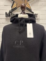 CP COMPANY 292A HOODED SWEATSHIRT IN WOOL POLAR FLEECE- BLACK - Image 5