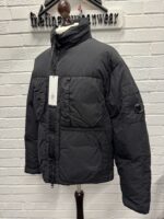 CP Company x Mr Porter collab 251A Flatt Nylon down jacket in Black. - Image 7
