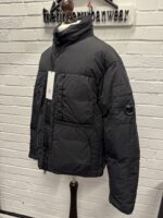 CP Company x Mr Porter collab 251A Flatt Nylon down jacket in Black. - Image 8