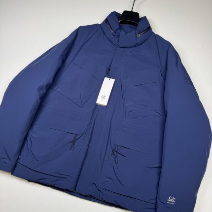 CP Company 220A  Micro-M Down Field Jacket in blue