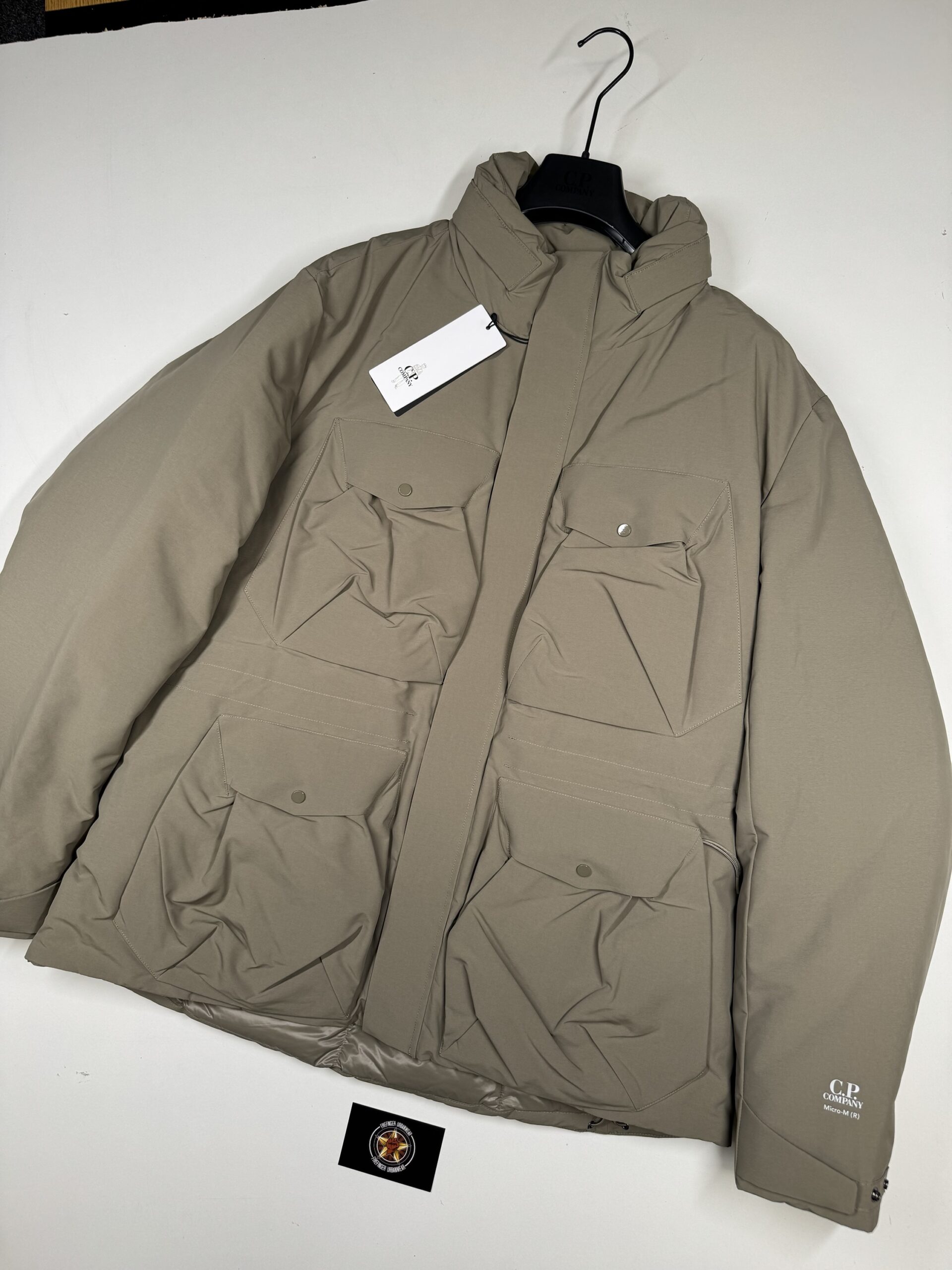 img_7757 CP Company 220A Micro-M Down Field Jacket in Walnut (359) - Image 1