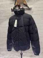 C.P. COMPANY 254A Nycra-R Down Jacket in Black - Image 3