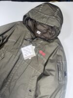 CP Company 104A Goretex Infinium Mixed Hooded 2 in 1 Jacket in Green    -     Size 56 / 3XL / 27” p2p - Image 2