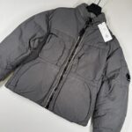 CP Company 251A Flatt Nylon down jacket in Grey