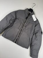 CP Company 251A Flatt Nylon down jacket in Grey