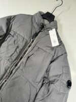 CP Company 251A Flatt Nylon down jacket in Grey - Image 2