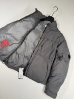 CP Company 251A Flatt Nylon down jacket in Grey - Image 4