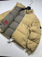 CP COMPANY 175A Eco-Chrome R Down Jacket in Khaki - Image 5
