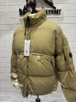 CP COMPANY 175A Eco-Chrome R Down Jacket in Khaki - Image 7
