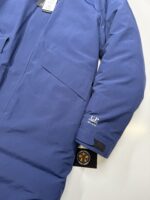 CP Company 255A Micro M Long hooded jacket in blue - Image 3