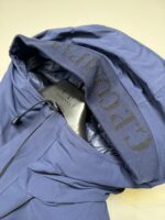 CP Company 255A Micro M Long hooded jacket in blue - Image 4