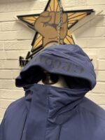 CP Company 255A Micro M Long hooded jacket in blue - Image 9