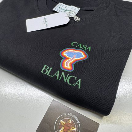 Casablanca Rainbow Mushroom T-Shirt  Colour -Black