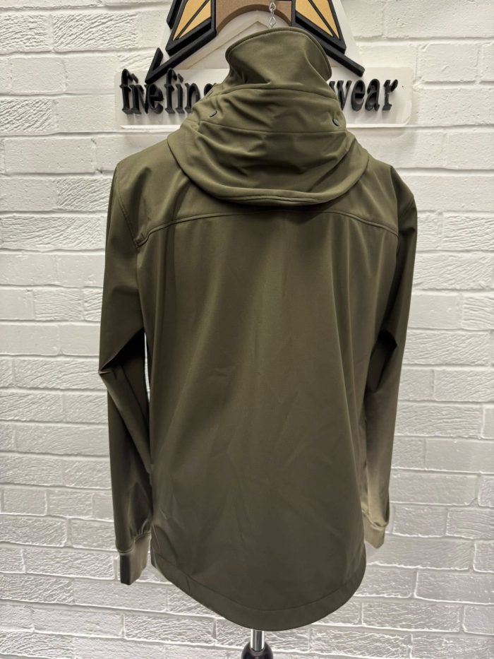 CP Company  002A C.P. Shell-R Goggle Jacket in DK Green - Image 2