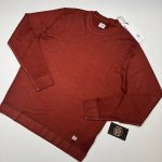 CP Company fast dyed merino wool Plain Jumper - patch logo