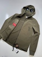 CP Company  002A C.P. Shell-R Goggle Jacket in DK Green - Image 3