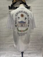 CASABLANCA LE TEMPLE DU SPORT PRINTED T-SHIRT IN WHITE. - Image 3