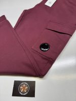 CP COMPANY 017A DIAGONAL RAISED FLEECE JOGGING PANTS IN PORT ROYAL. -  XXL  / w38” - Image 3