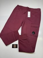 CP COMPANY 017A DIAGONAL RAISED FLEECE JOGGING PANTS IN PORT ROYAL. -  XXL  / w38” - Image 4