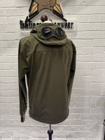 CP Company  002A C.P. Shell-R Goggle Jacket in DK Green - Image 9