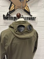 CP Company  002A C.P. Shell-R Goggle Jacket in DK Green - Image 11