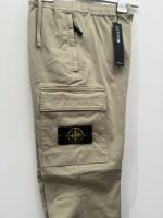 Stone Island 31312 Cargo pants in stretch cotton wool satin in sand - w29" - Image 6