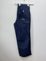 STONE ISLAND 314X3 MARINA PLEATED CANVAS TROUSERS  IN ROYAL BLUE. - Image 5