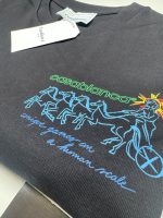 Casablanca Pentathlon Olympic Print T-Shirt in black - Image 3