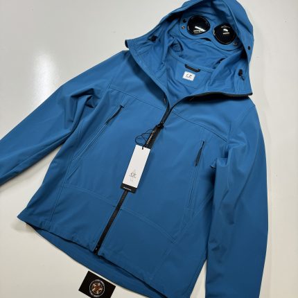 CP Company  002A C.P. Shell-R Goggle Jacket in Blue