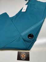 CP COMPANY 017A DIAGONAL RAISED FLEECE JOGGING PANTS IN TEAL BLUE. -  XXL  / w38” - Image 2