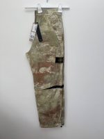 STONE ISLAND 662E1 CARGO PANTS DISSOLVING GRID CAMO ON ECONYL® REGENERATED NYLON ECRU - Image 10