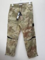 STONE ISLAND 662E1 CARGO PANTS DISSOLVING GRID CAMO ON ECONYL® REGENERATED NYLON ECRU - Image 8
