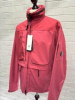 CP COMPANY 104A GD Shell Jacket in Red Bud - Image 3