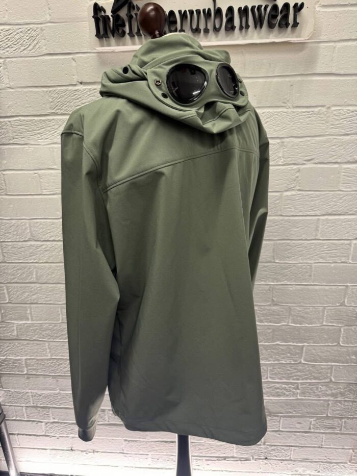 CP Company  002A  C.P. Shell-R Goggle Jacket in Agave Green - Image 8